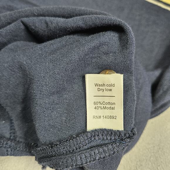 Marine Layer Polo Mens Small Colorful Weekend Collar Shirt Lightweight Striped - Picture 5 of 11